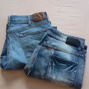 2 Pairs Men's Jean Shorts. Size 38
